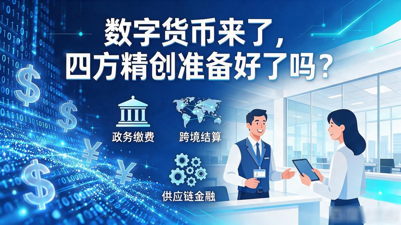 四方精创数字货币技术对接_数字人民币银行IT系统重构_数字货币和四方精创