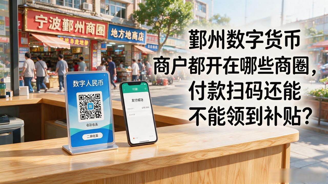 鄞州数字货币商户都开在哪些商圈，付款扫码还能不能领到补贴