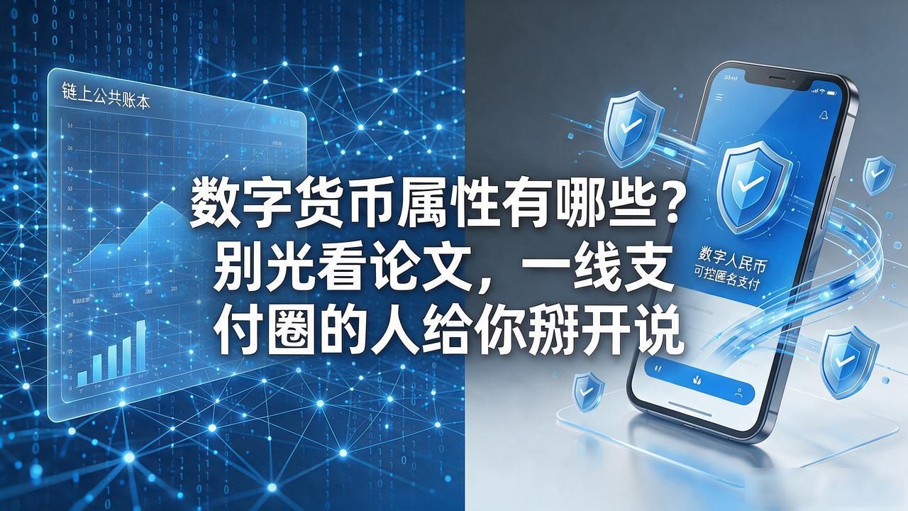 数字货币属性有哪些？别光看论文，一线支付圈的人给你掰开说