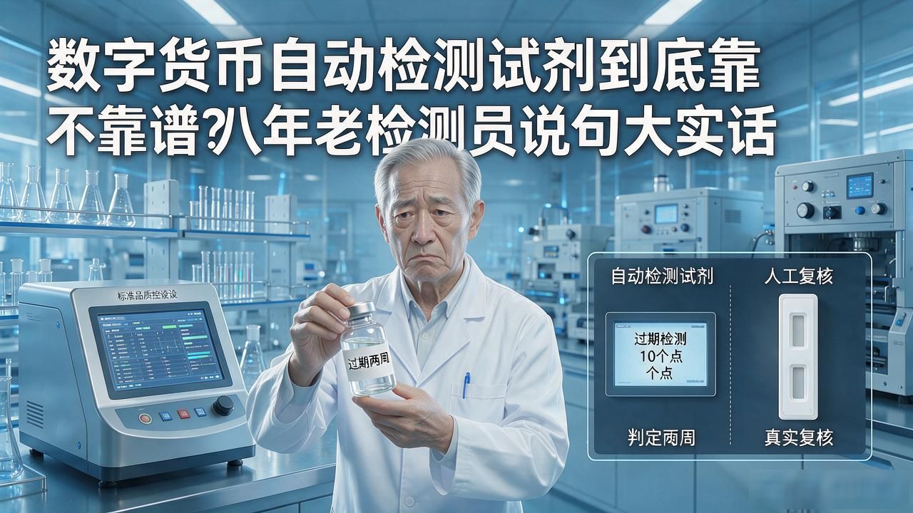 数字货币自动检测试剂到底靠不靠谱？八年老检测员说句大实话
