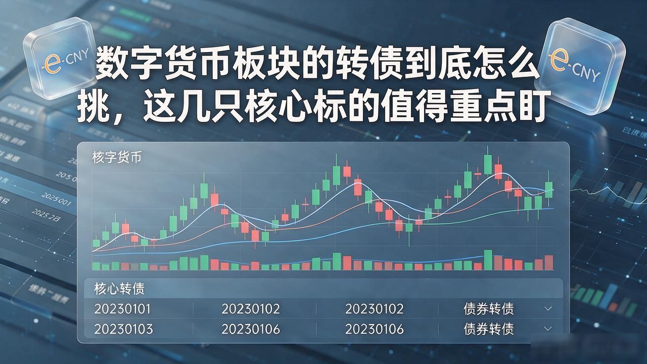 数字货币板块的转债到底怎么挑，这几只核心标的值得重点盯