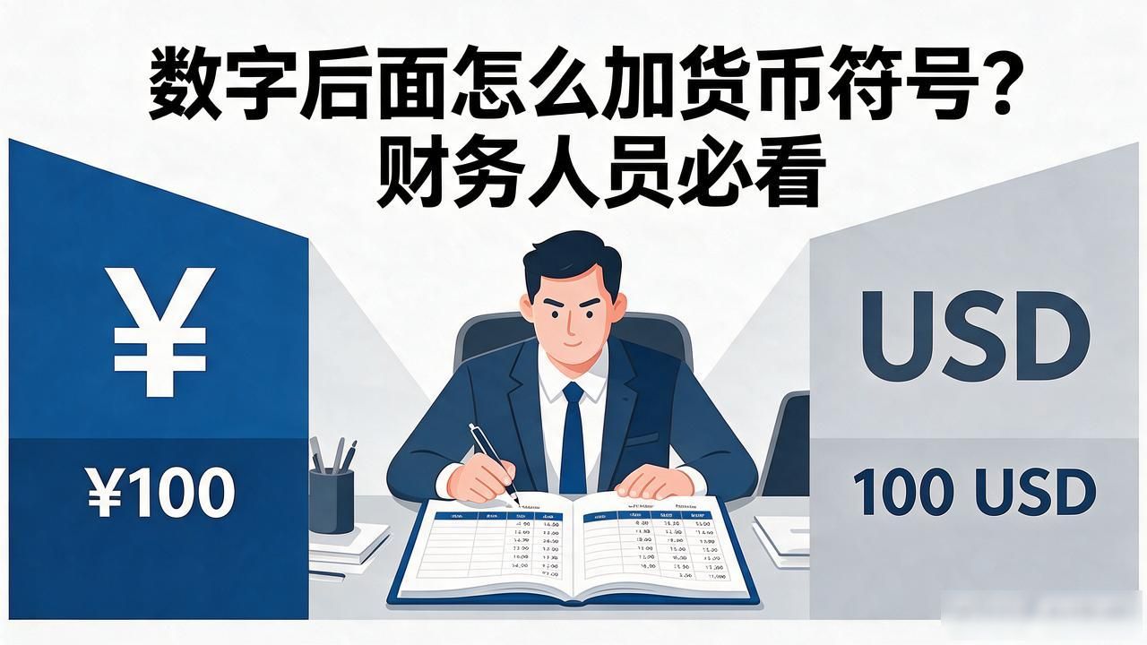 数字后面加货币_国际财务格式标准_货币符号摆放规范